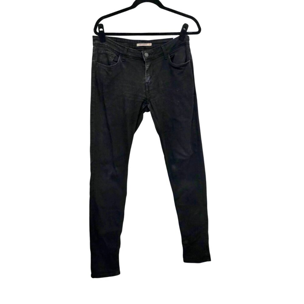 Levi’s 535 Super Skinny Faded Black Jeans Size 31